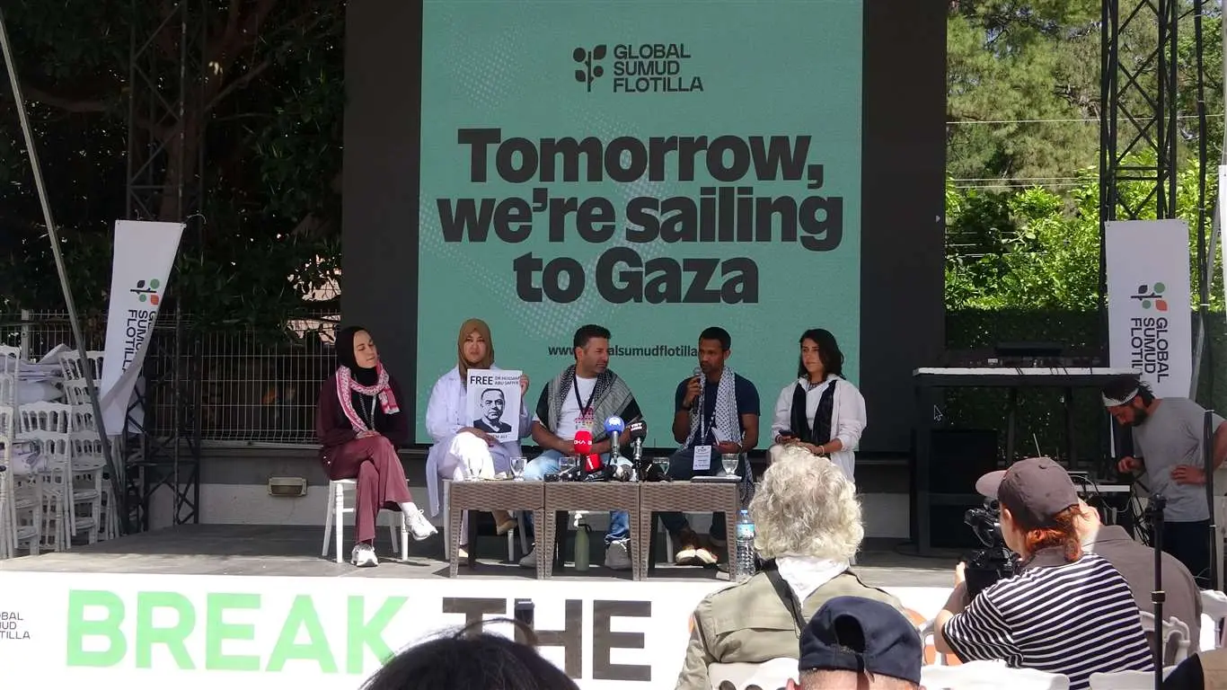 Global Sumud filosu Marmaris’ten Gazze’ye açılıyor